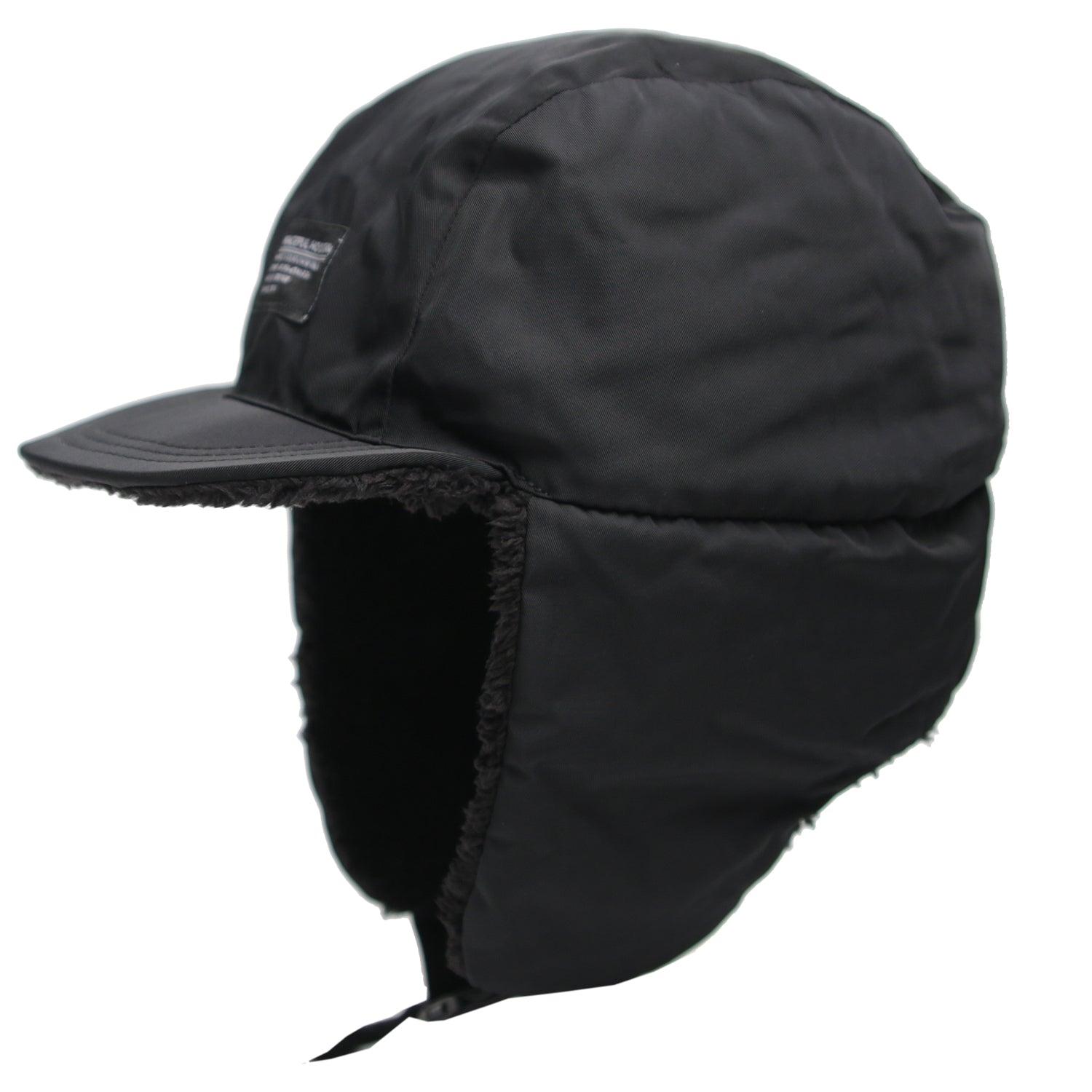 Mil Id Trapper Hat Black - Peaceful Hooligan 