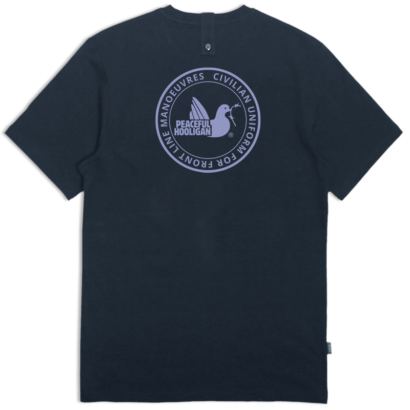 Cup T-Shirt Navy - Peaceful Hooligan 