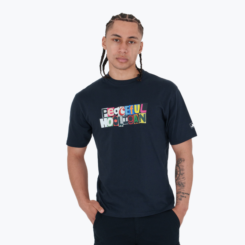 Ransom T-Shirt Navy - Peaceful Hooligan 