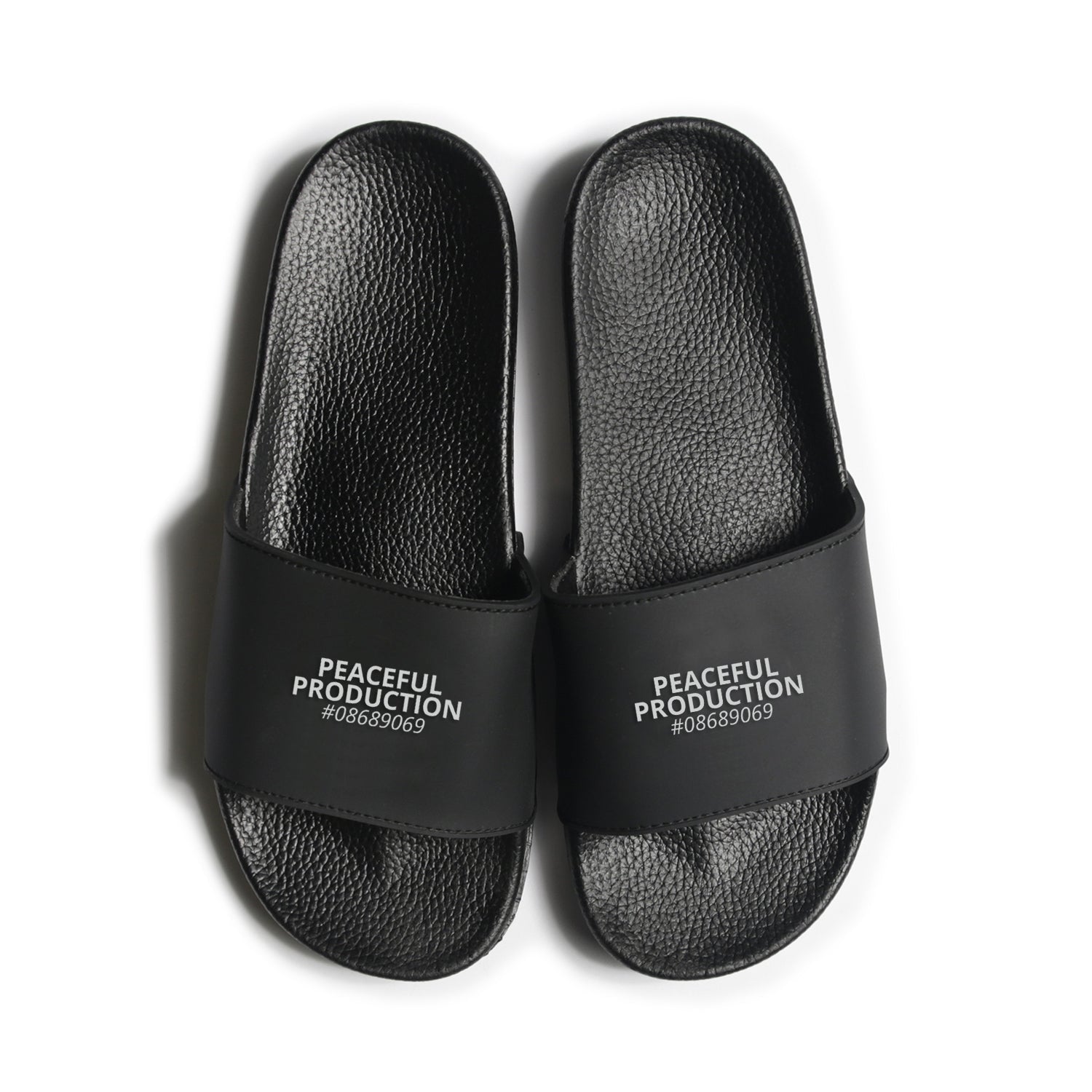 Signature Slides Black - Peaceful Hooligan 