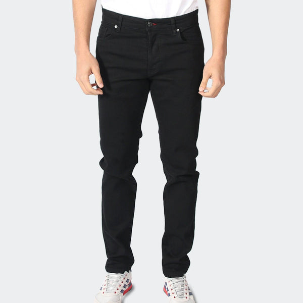 Slim Fit Jeans Black Black Wash