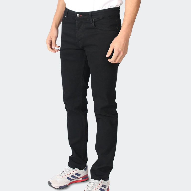 Slim Fit Jeans Black Black Wash