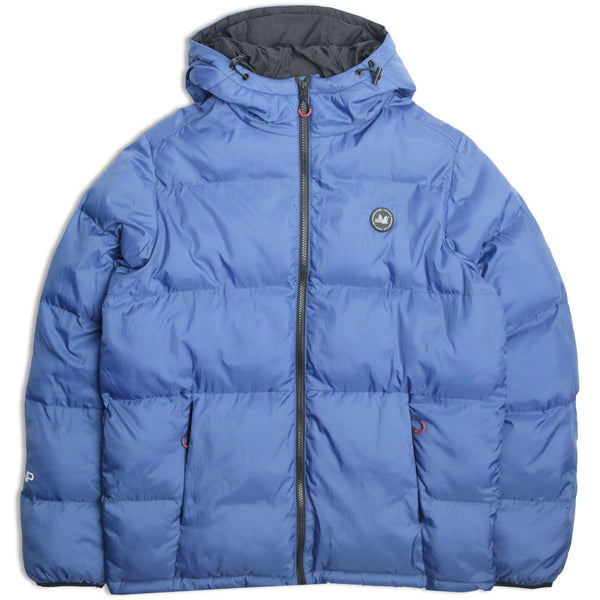 Stone island blue on sale puffer