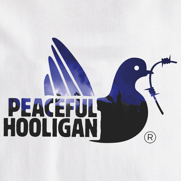Crowd T-Shirt White - Peaceful Hooligan 