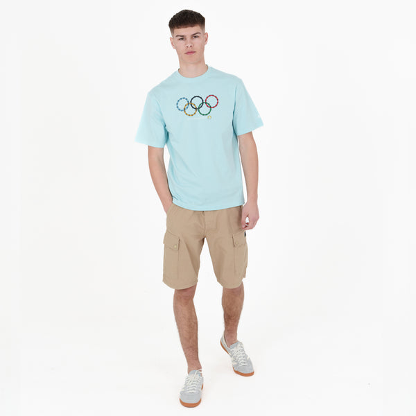Olympic T-Shirt Crystal Blue - Peaceful Hooligan 
