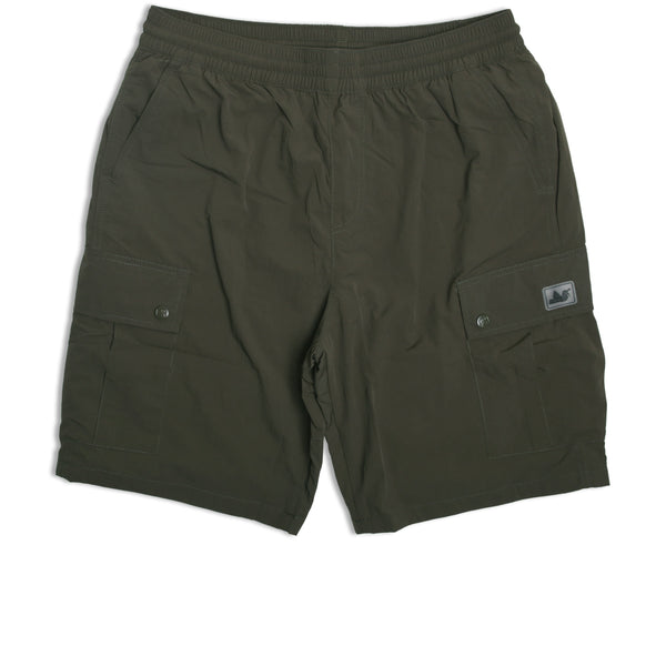 Container Sport Shorts Dark Olive - Peaceful Hooligan 