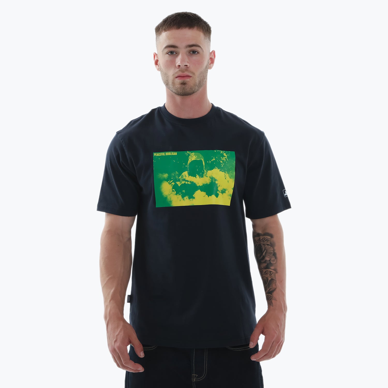 Cloud Cover T-Shirt Navy - Peaceful Hooligan 