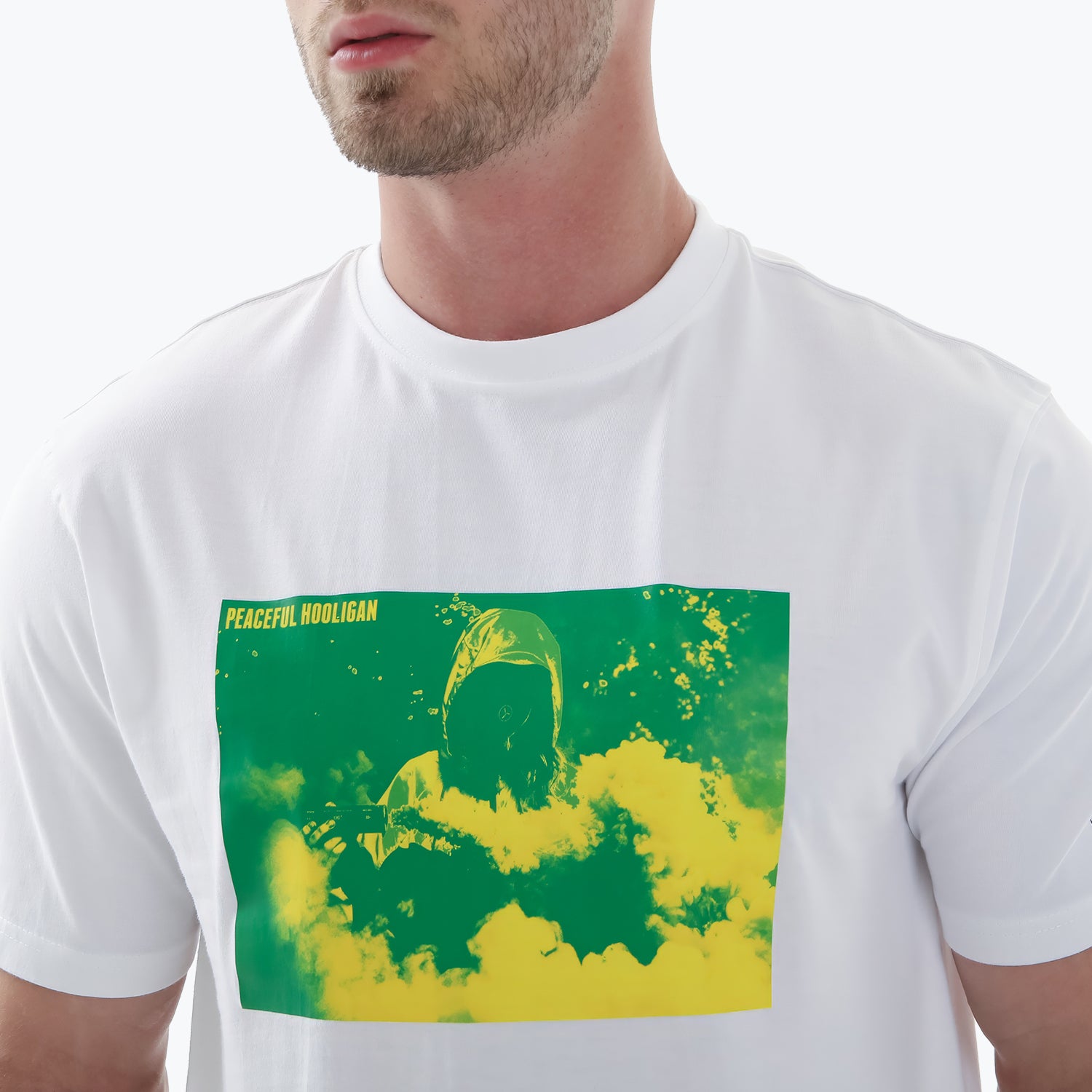 Cloud Cover T-Shirt White - Peaceful Hooligan 