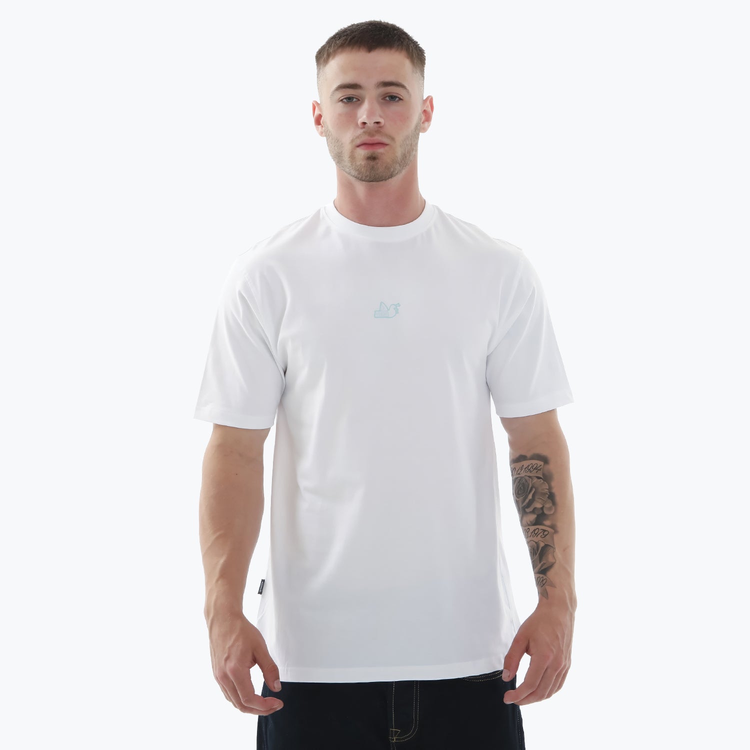 DPM Civilian Uniform T-Shirt White - Peaceful Hooligan 