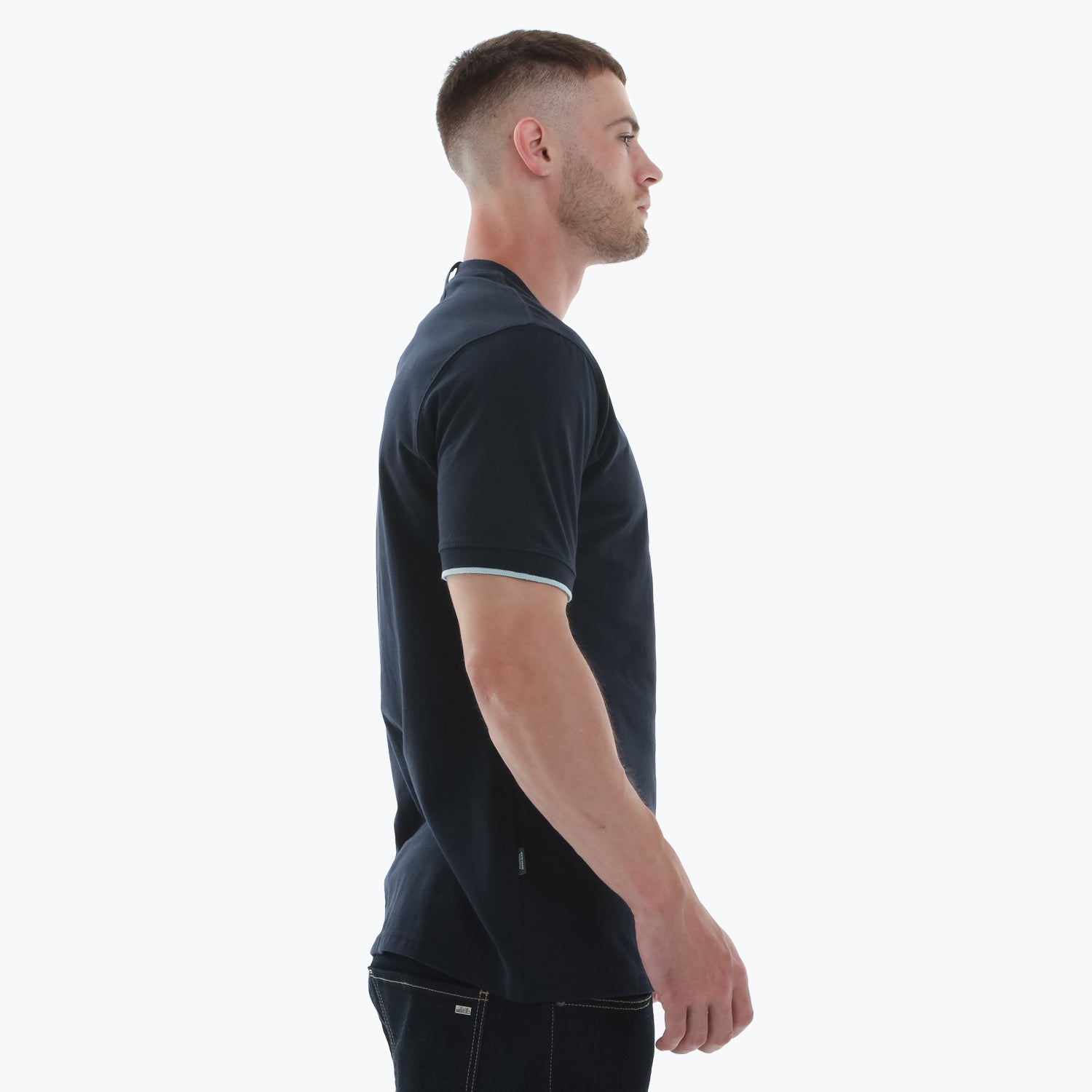 MYOR Tipped T-Shirt Navy - Peaceful Hooligan 