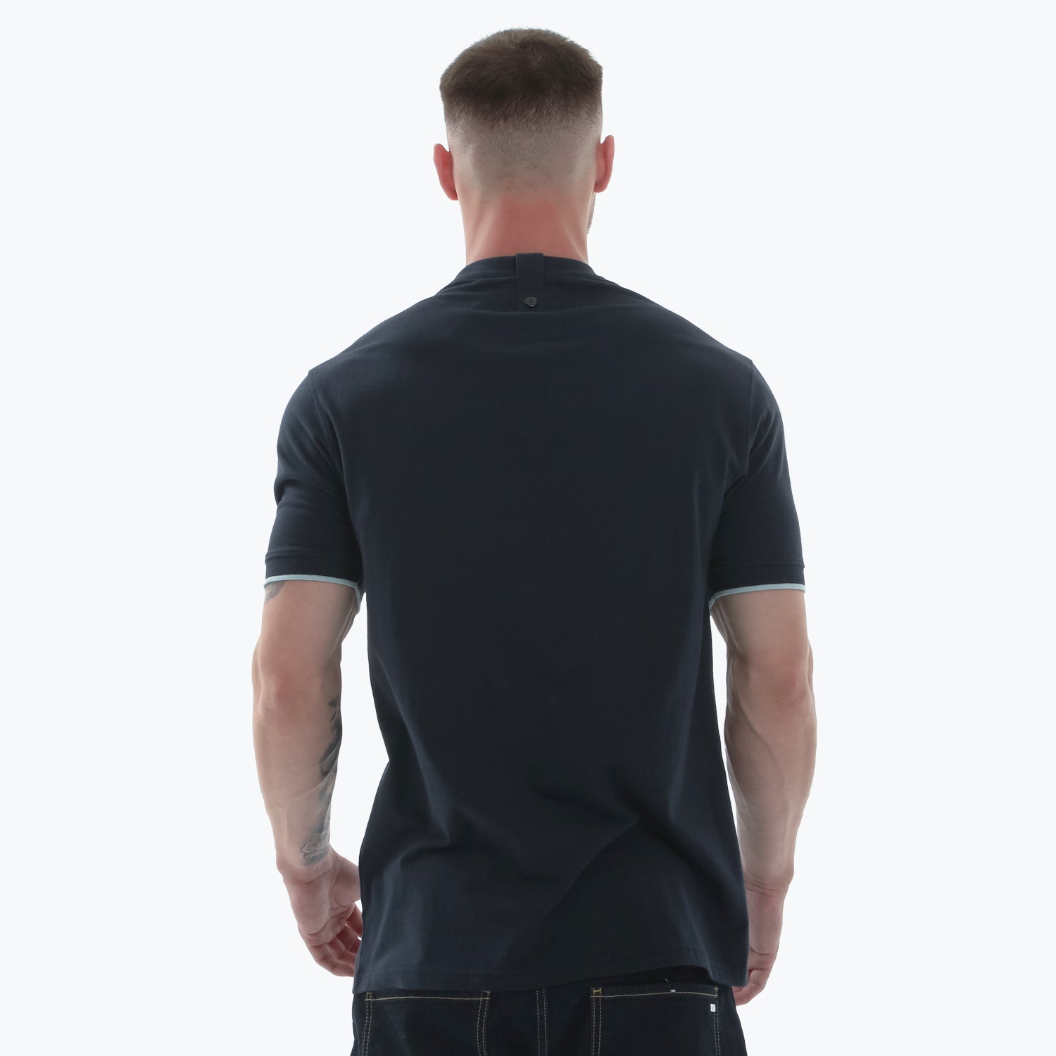 MYOR Tipped T-Shirt Navy - Peaceful Hooligan 