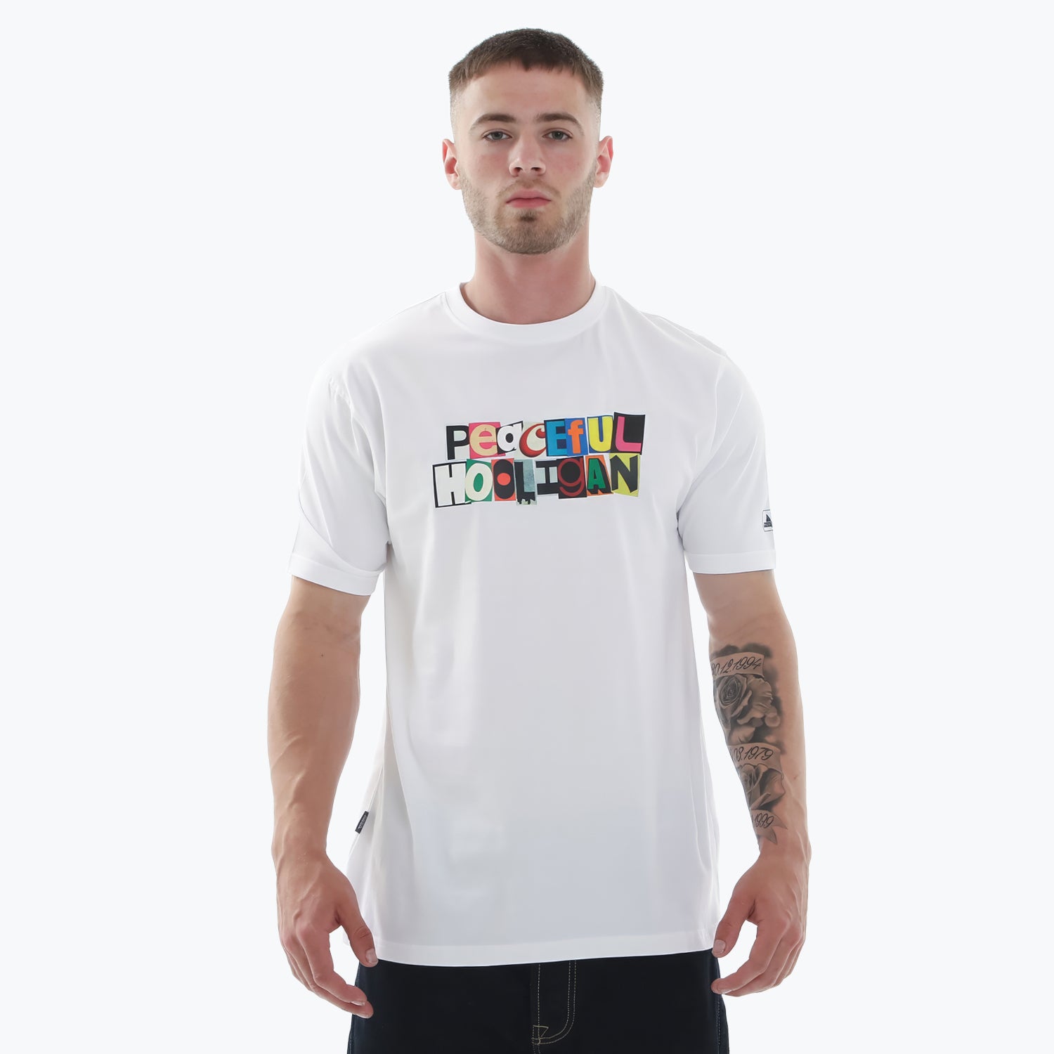 Ransom T-Shirt White - Peaceful Hooligan 