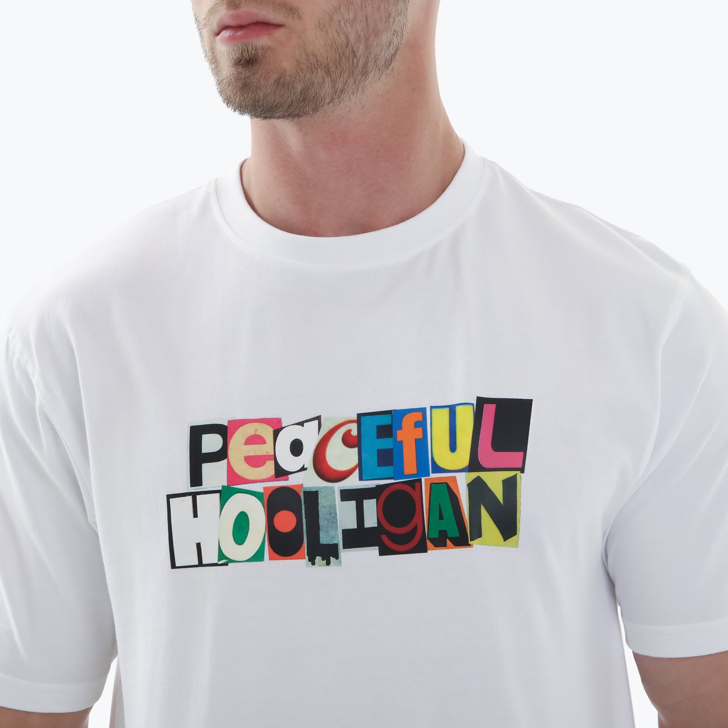 Ransom T-Shirt White - Peaceful Hooligan 