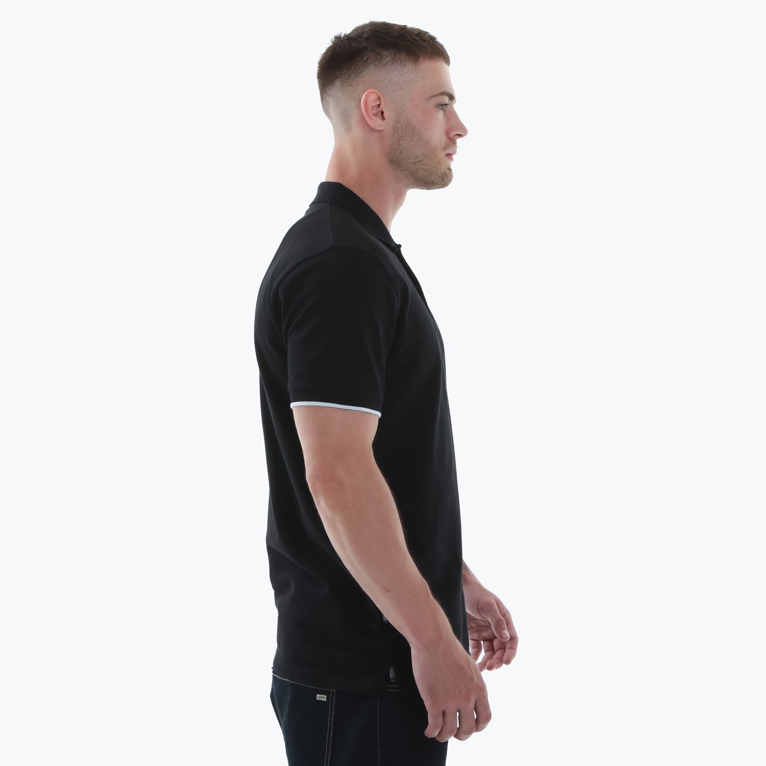 Steward Polo Black - Peaceful Hooligan 