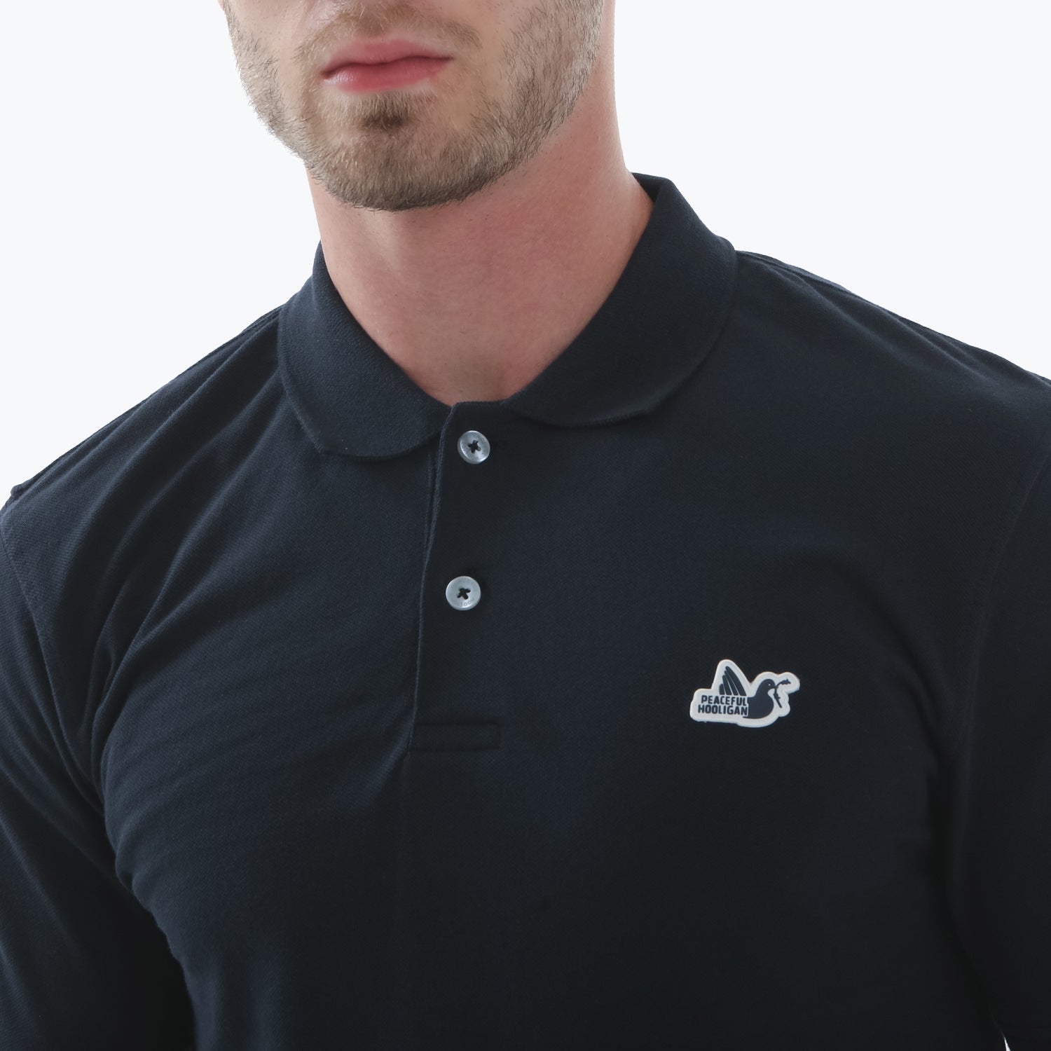 Steward Polo Navy - Peaceful Hooligan 