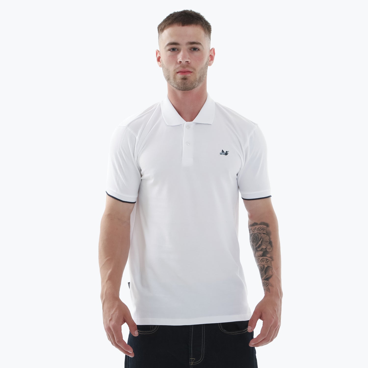 Steward Polo White - Peaceful Hooligan 
