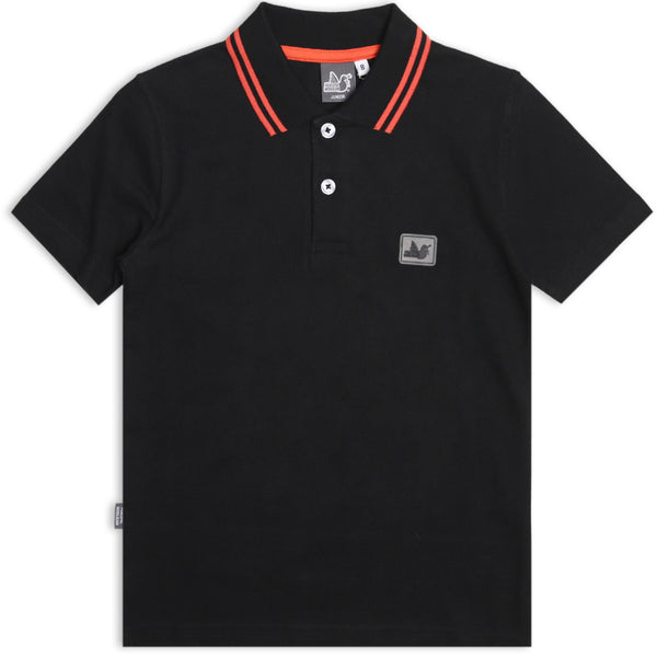 Junior Peninsula Polo Black - Peaceful Hooligan 