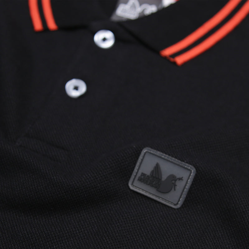 Junior Peninsula Polo Black - Peaceful Hooligan 