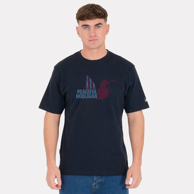 Bubbles Dove T-Shirt Navy