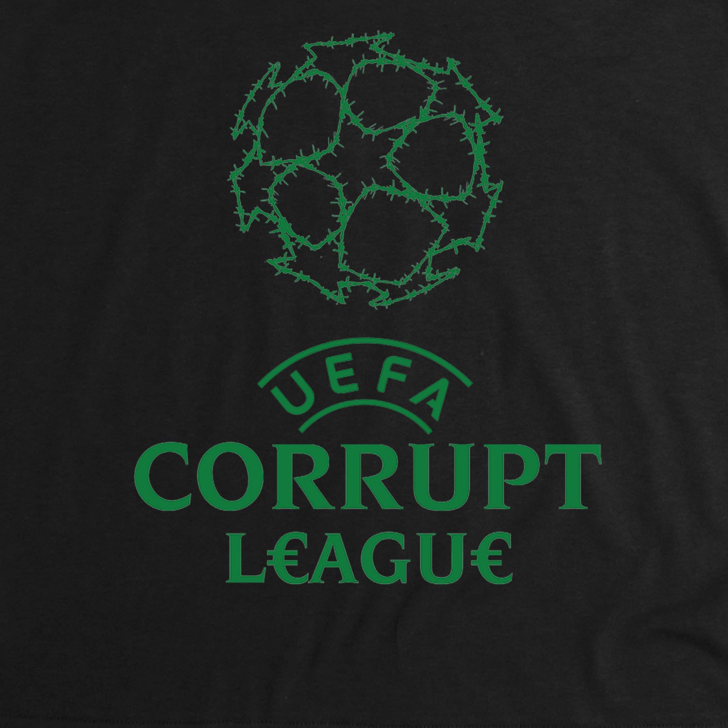 Corrupt League T-Shirt Black