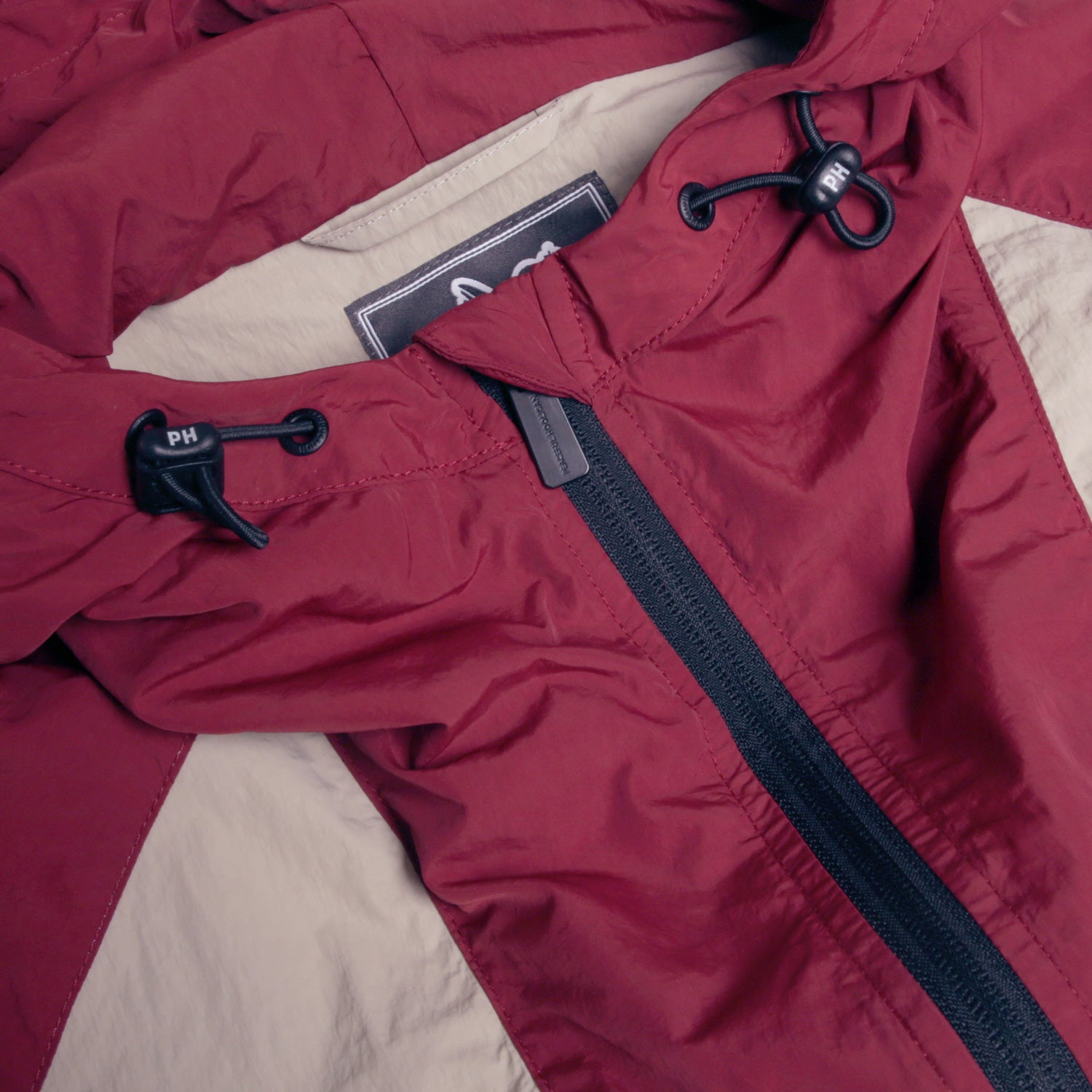 Sonic Jacket Stone / Dark Red - Peaceful Hooligan 