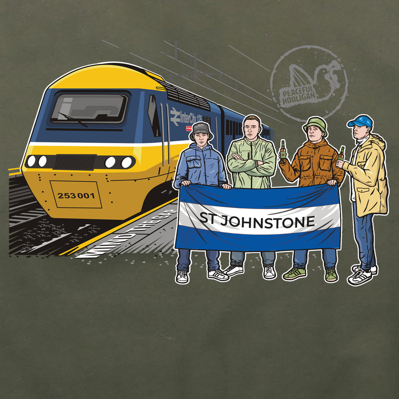 St Johnstone Excursions Hoodie Olive