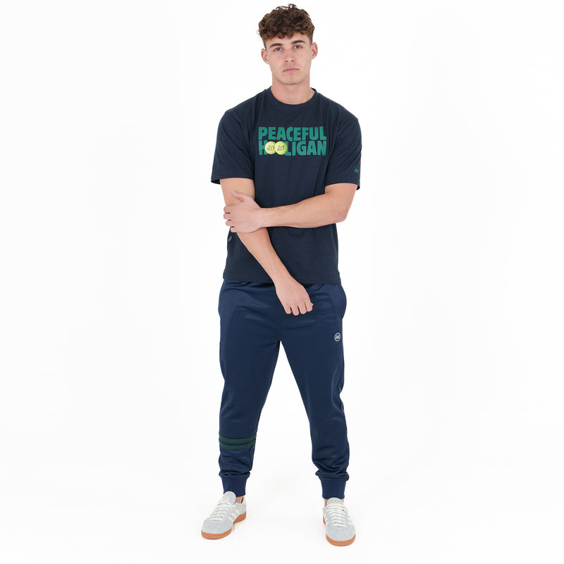 Tennis T-Shirt Navy - Peaceful Hooligan 