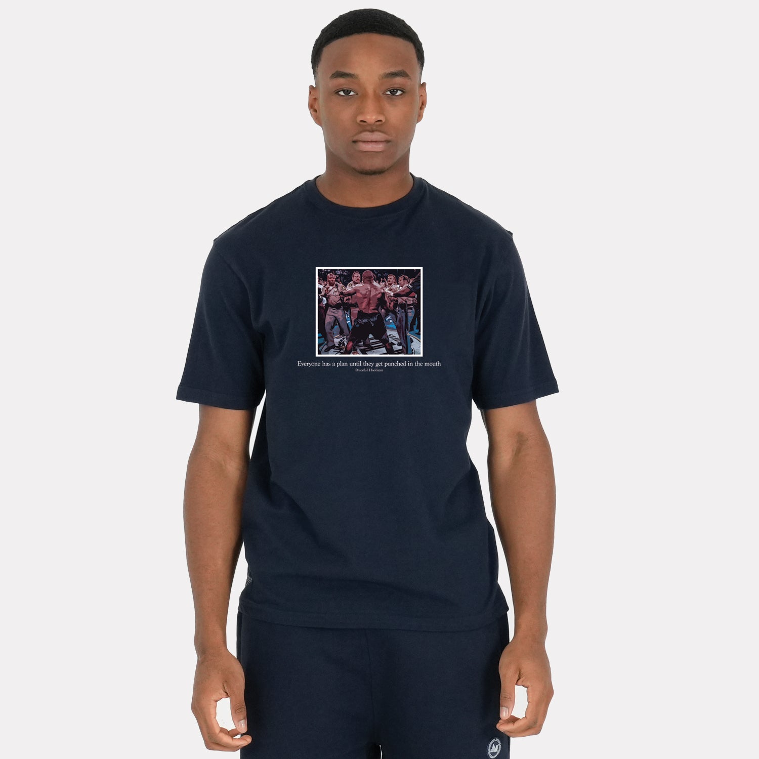 Tyson T-Shirt NAVY - Peaceful Hooligan 