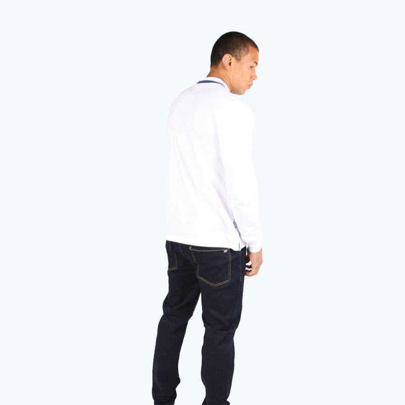 Elevate Ls Polo White - Peaceful Hooligan 