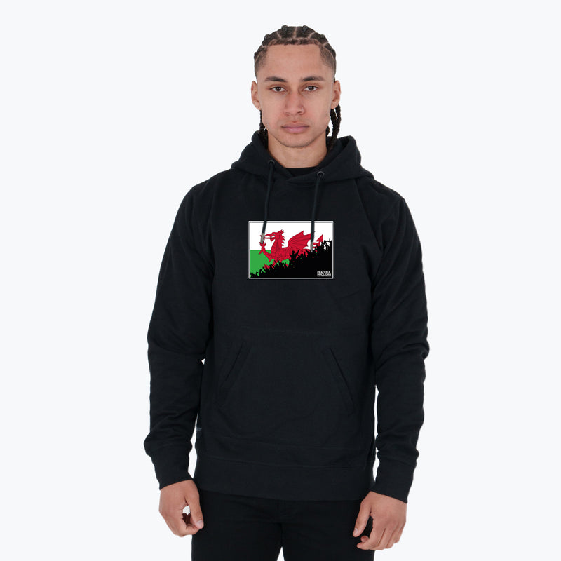 Wales Fanatics Hoodie Black