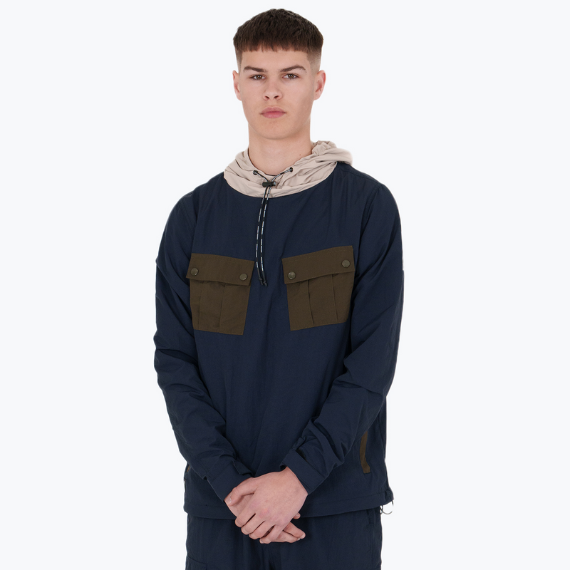 Watchman Jacket Navy Mixup - Peaceful Hooligan 