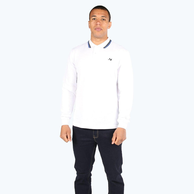 Elevate Ls Polo White - Peaceful Hooligan 