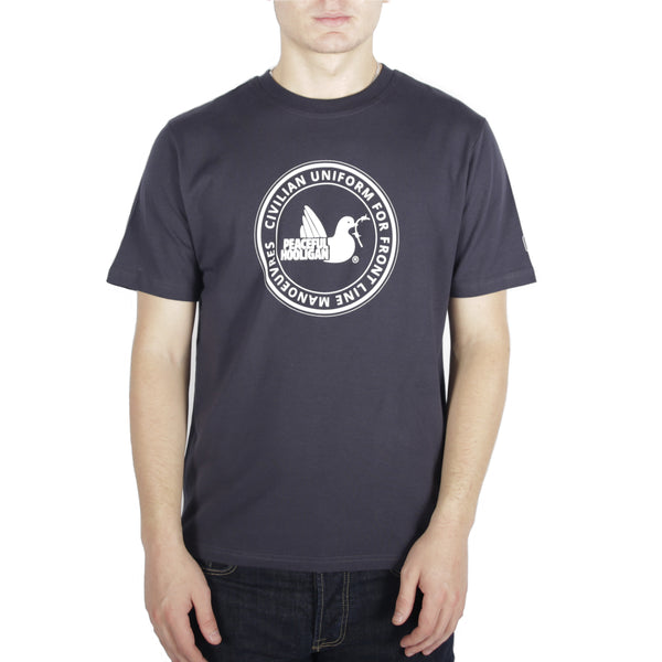 Yielding T-Shirt Navy - Peaceful Hooligan 