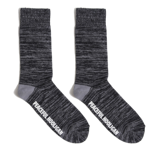 Ribbed Socks Black