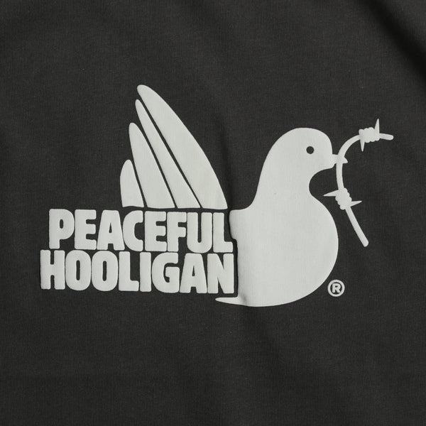3D Dove T-Shirt Black - Peaceful Hooligan 