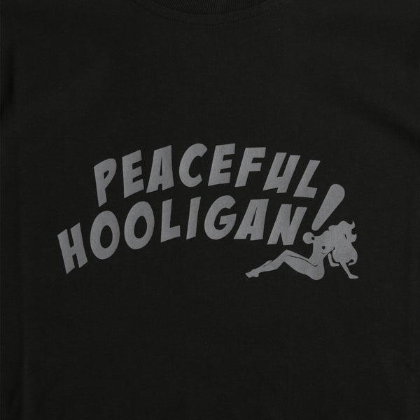 Badabing T-Shirt Black - Peaceful Hooligan 
