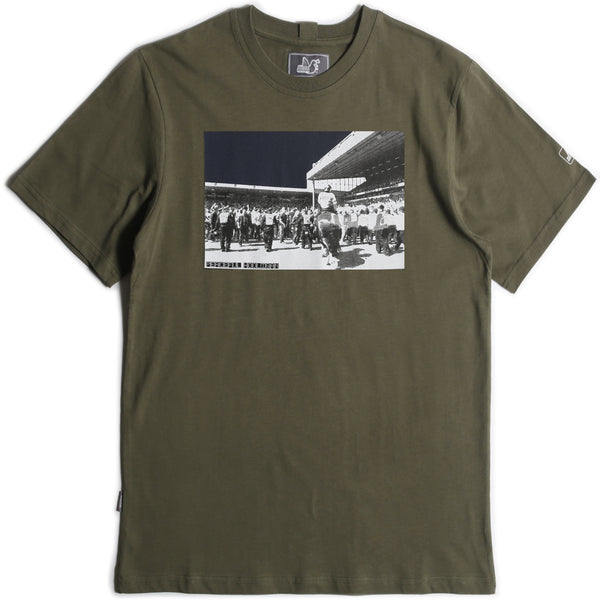 Crowd T-Shirt Khaki - Peaceful Hooligan 