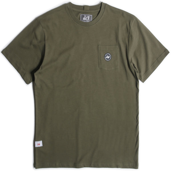 Kelvin T-Shirt Khaki - Peaceful Hooligan 