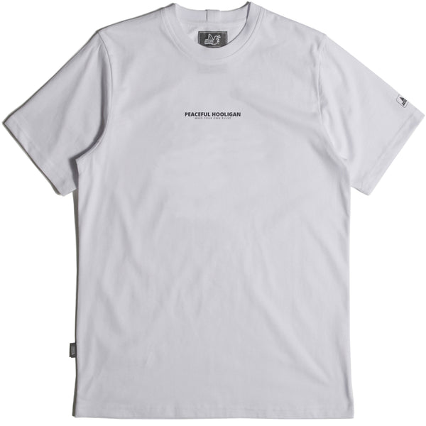 Myor T-Shirt White - Peaceful Hooligan 