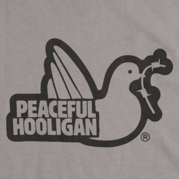 Outline T-Shirt Pewter - Peaceful Hooligan 