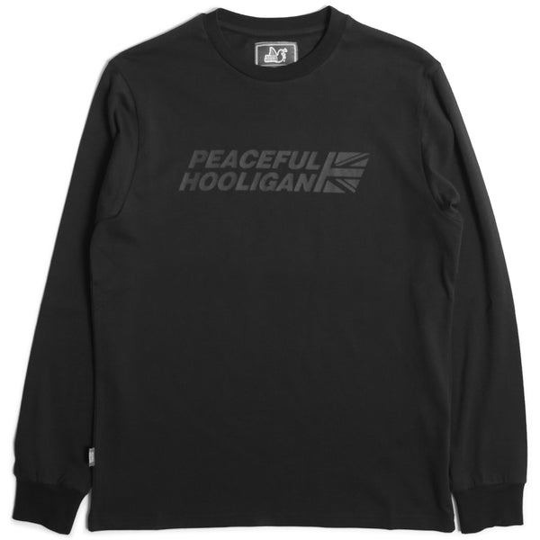 Northrop LS T-Shirt Black - Peaceful Hooligan 