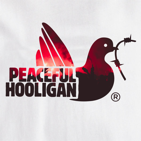Crowded T-Shirt White - Peaceful Hooligan 