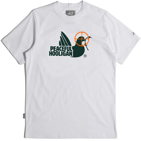 Spotted T-Shirt White - Peaceful Hooligan 