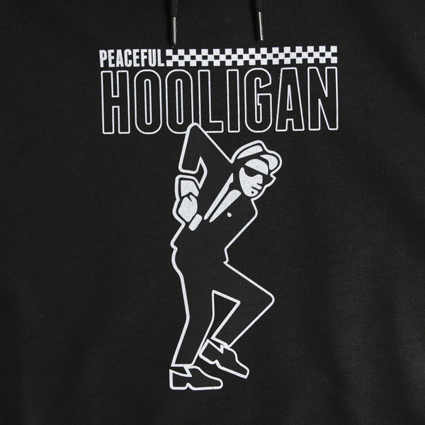 SKA Hoodie Black - Peaceful Hooligan 