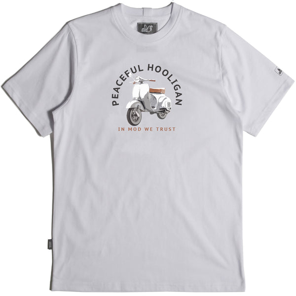 Scooter T-Shirt White - Peaceful Hooligan 