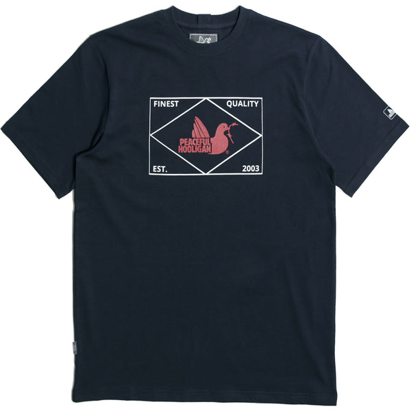 Match T-Shirt Navy - Peaceful Hooligan 