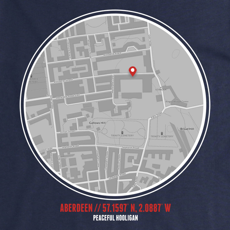 Aberdeen T-Shirt Print Artwork Navy