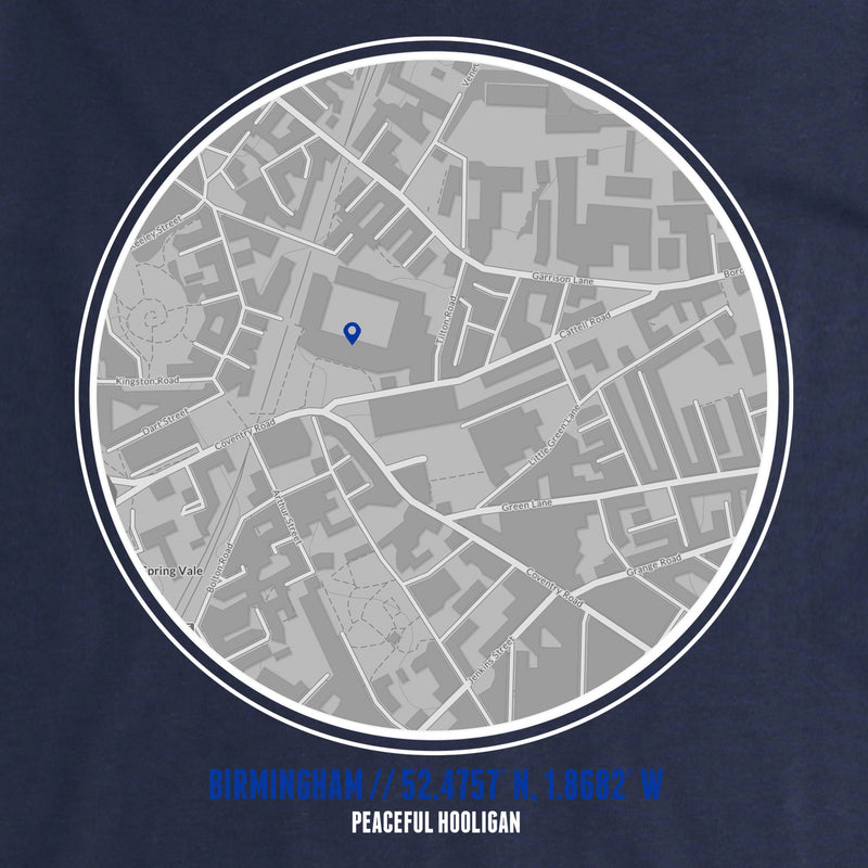 Birmingham Sweatshirt Navy - Peaceful Hooligan 