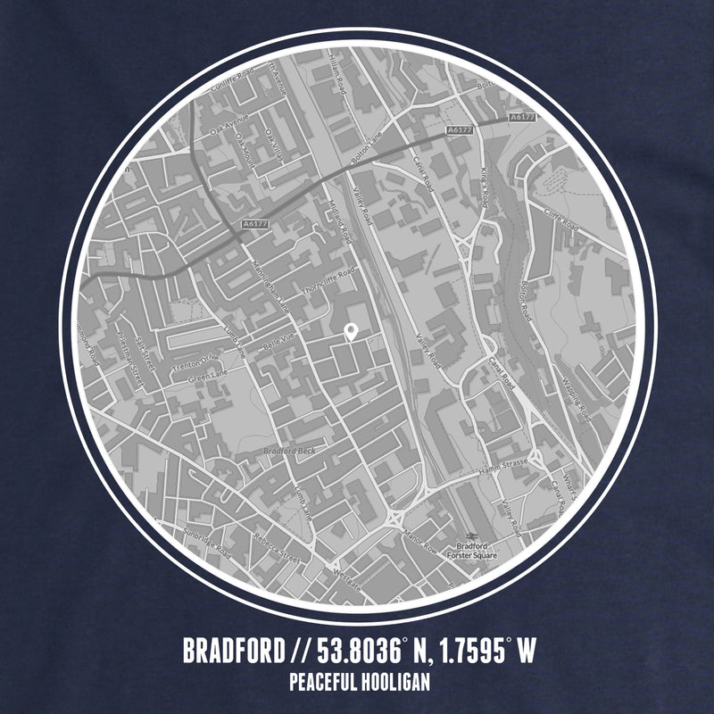 Bradford T-Shirt Print Artwork Navy