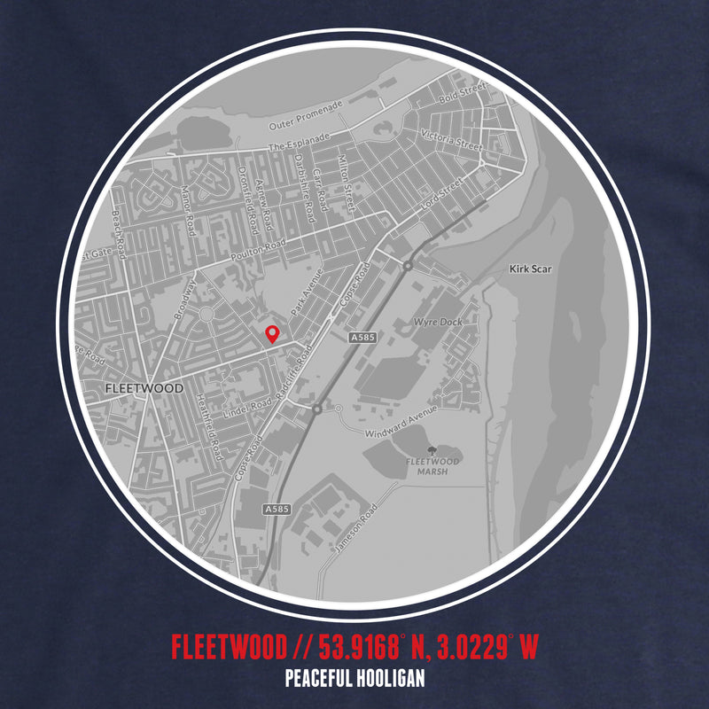 Fleetwood Sweatshirt Navy - Peaceful Hooligan 